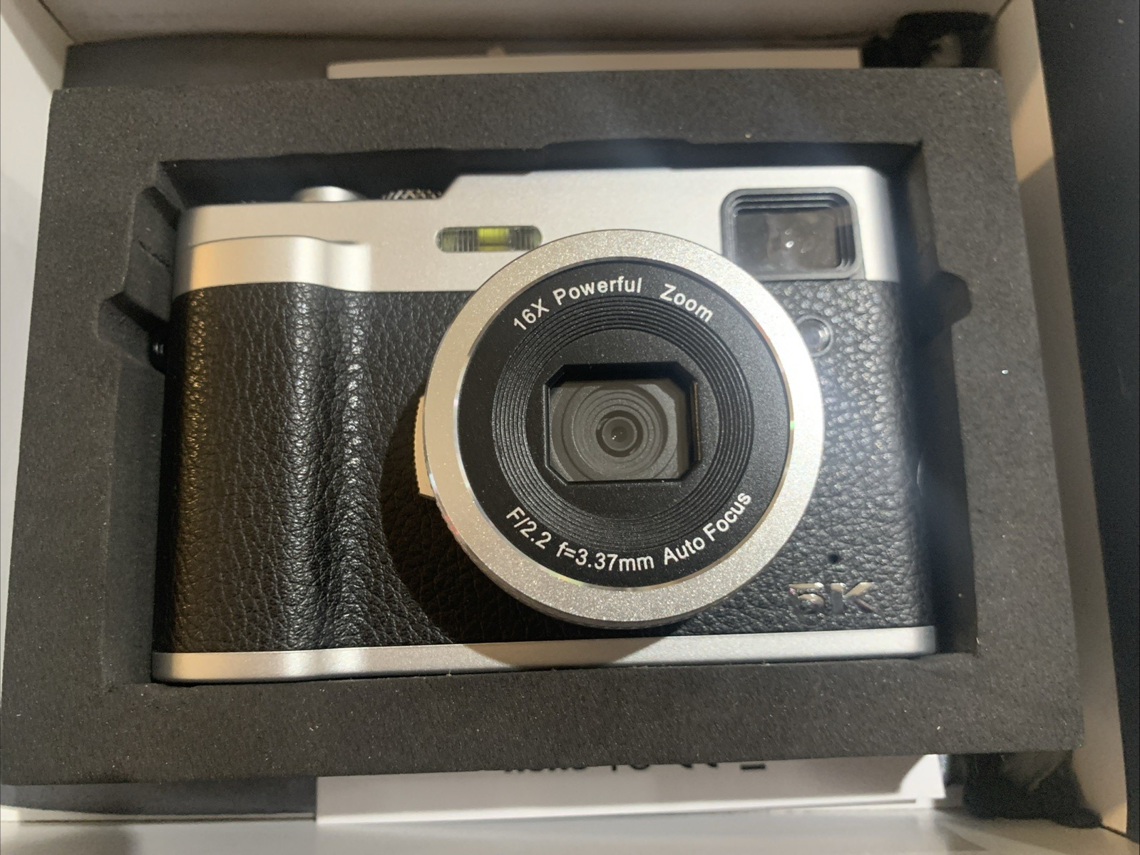 Shenzhen Sonida DC203 Digital Camera w/ Batteries & Box-5k Ultra HD4