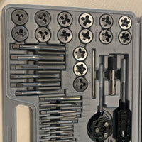 60PC Tap and Die Set Metric Imperial Sae Standard Bearing Steel Threading Tool1
