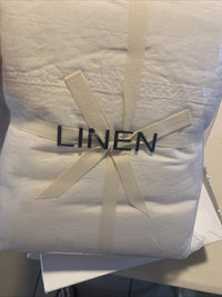 Shilucheng 100% French Linen Luxury Duvet Cover 3 Pcs Set  (Linen, QUEEN Size)2