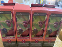 NEW 12 (5pac of 3) Luminessence Scented Votive Candles Sun Ripened Berry 2 inch4