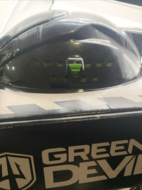 GREEN DEVIL Matrix Full Brim Hard Hat with Headlight Vented Construction Safe...9