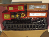 Temi Train Set Electric Steam Locomotive Engine Cargo Car Track Battery Operated6
