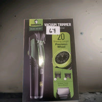 SHPAVVER Vacuum Beard Trimmer for Men, Rechargeable Mustache Trimmer0