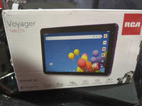 RCA Voyager 7" Black Tablet 16GB 4 Core Android 6.0 RCT6873W42 Front Camera0