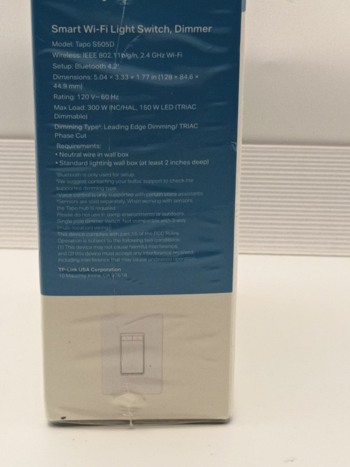 NEW TP-Link Tapo Smart Wi-Fi Light Switch  White S5002