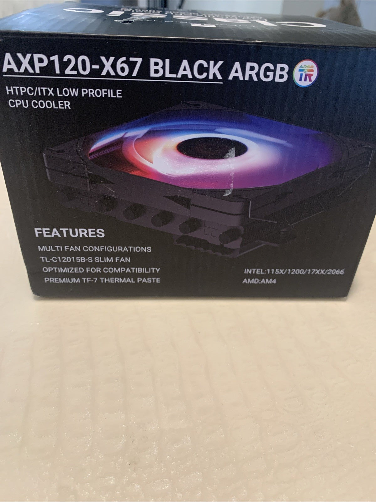 New Thermalright AXP120-X67 BLACK ARGB radiator delivery fast0