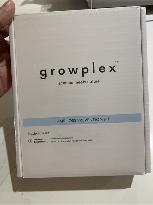 Growplex Hair Loss Prevention Kit New Sealed Package