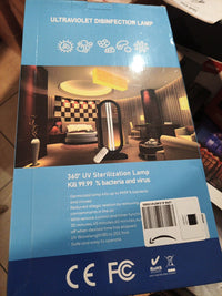 360° UV Sterilization Lamp Kill 99.99% bacteria and virus0