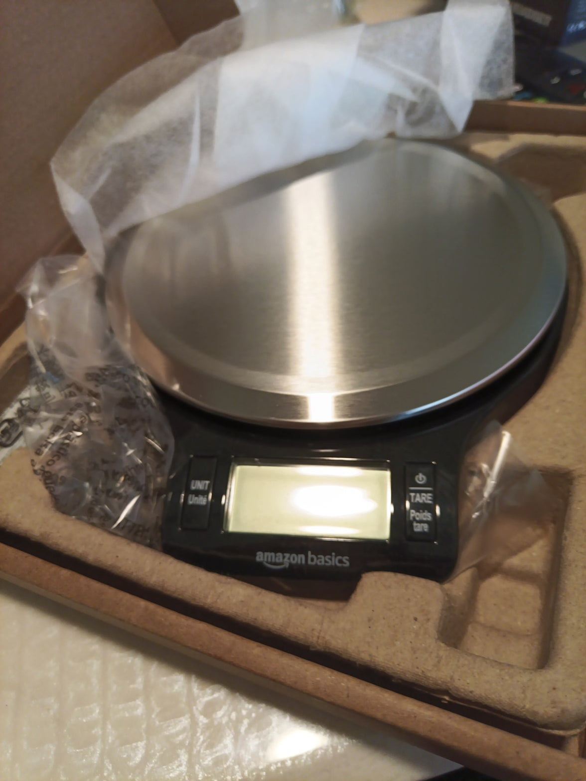 Amazon Basics Electronic Digital Kitchen Food Scale - Model EK32110