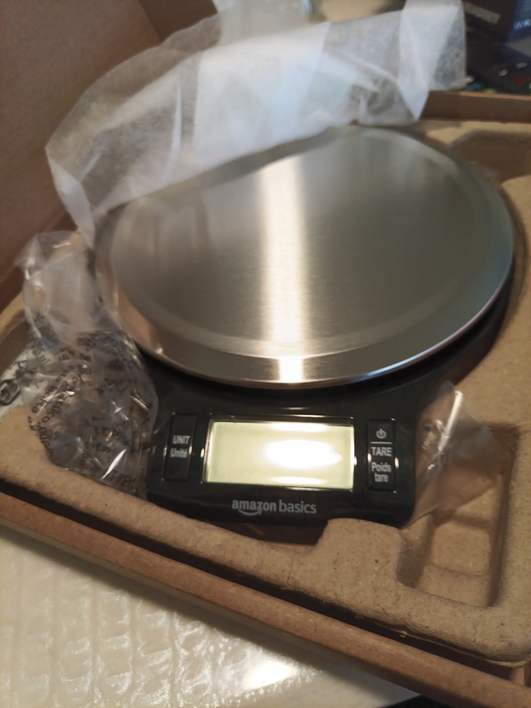 Amazon Basics Electronic Digital Kitchen Food Scale - Model EK32110
