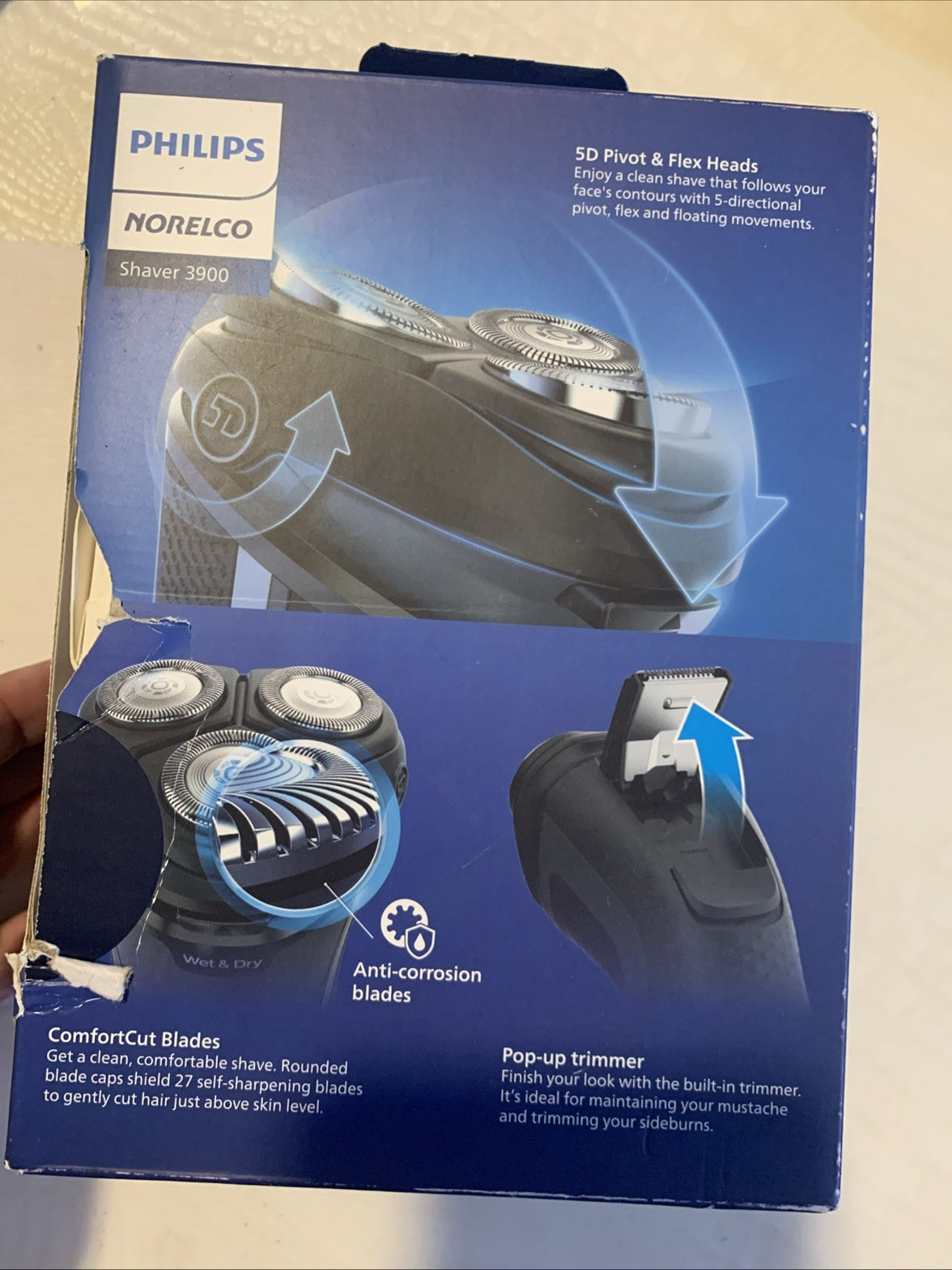 Philips Norelco Shaver 3900 Wet & Dry Electric Shaver5