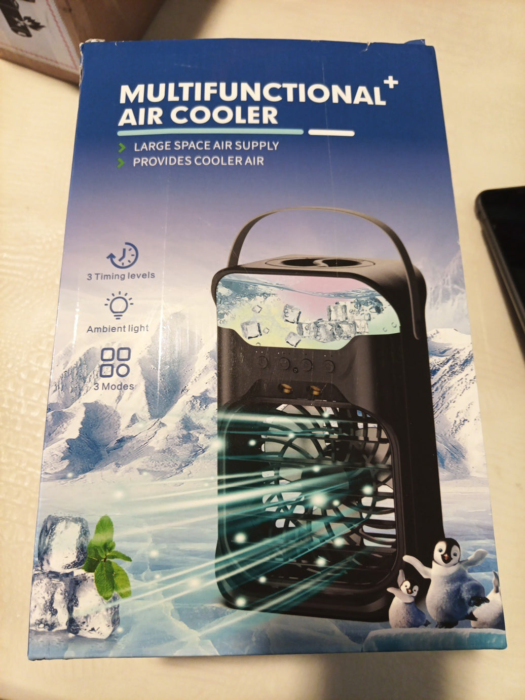 Multifunctional Air Cooler with Remote and Cable AC Fan - White0