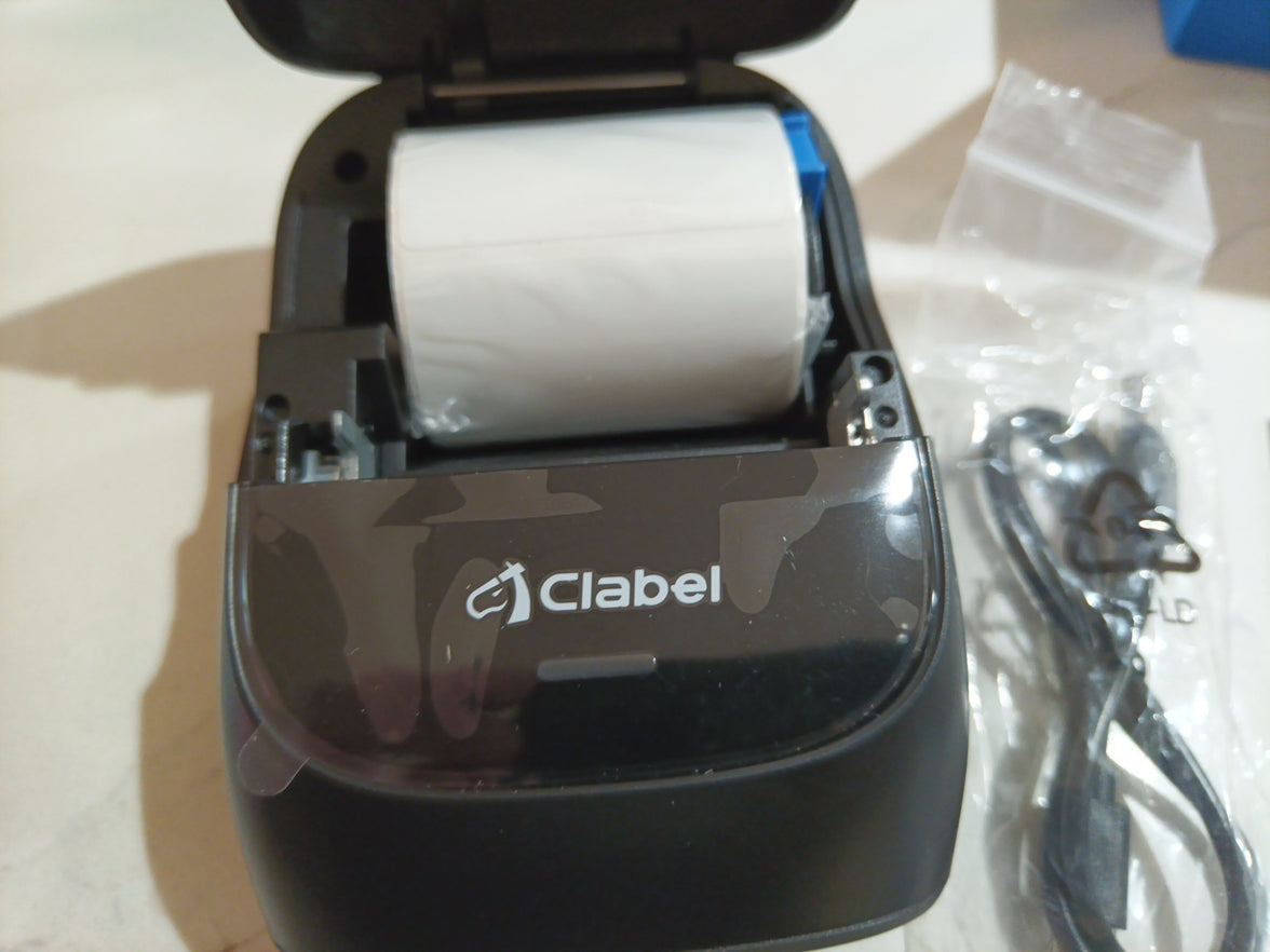 CLABEL Label Maker Machine with Tape: 221B Thermal Inkless Label Printer9