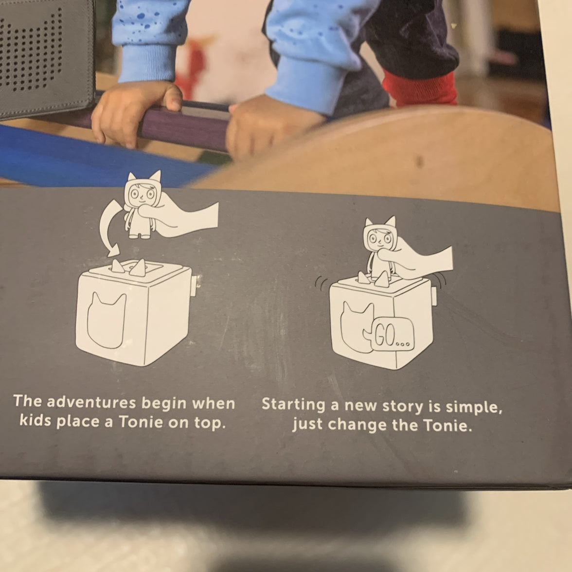 Tonies Toniebox Playtime & Storytime Songs - Puppy (10000764) - Gray New12