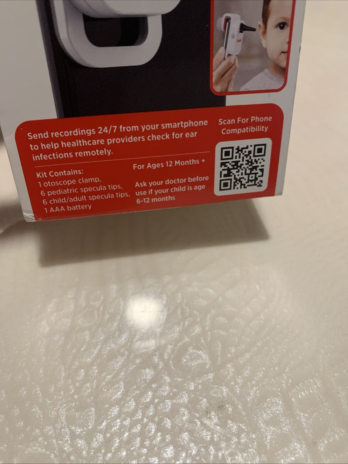 Tylenol SmartCheck Digital Ear Scope (B12)3