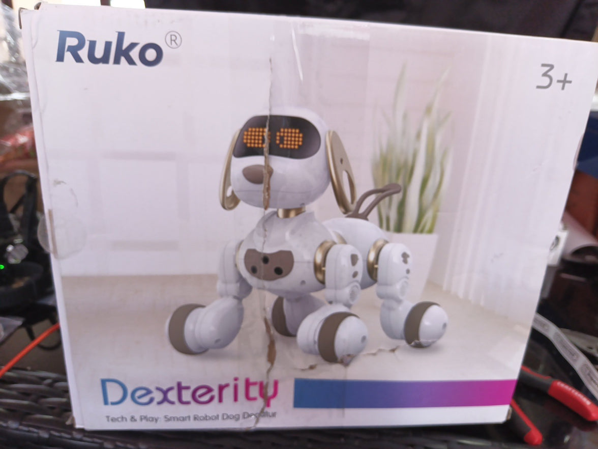 Ruko 18011 Smart Robot Dog, Interactive Puppy with 30 LED Expressions,2