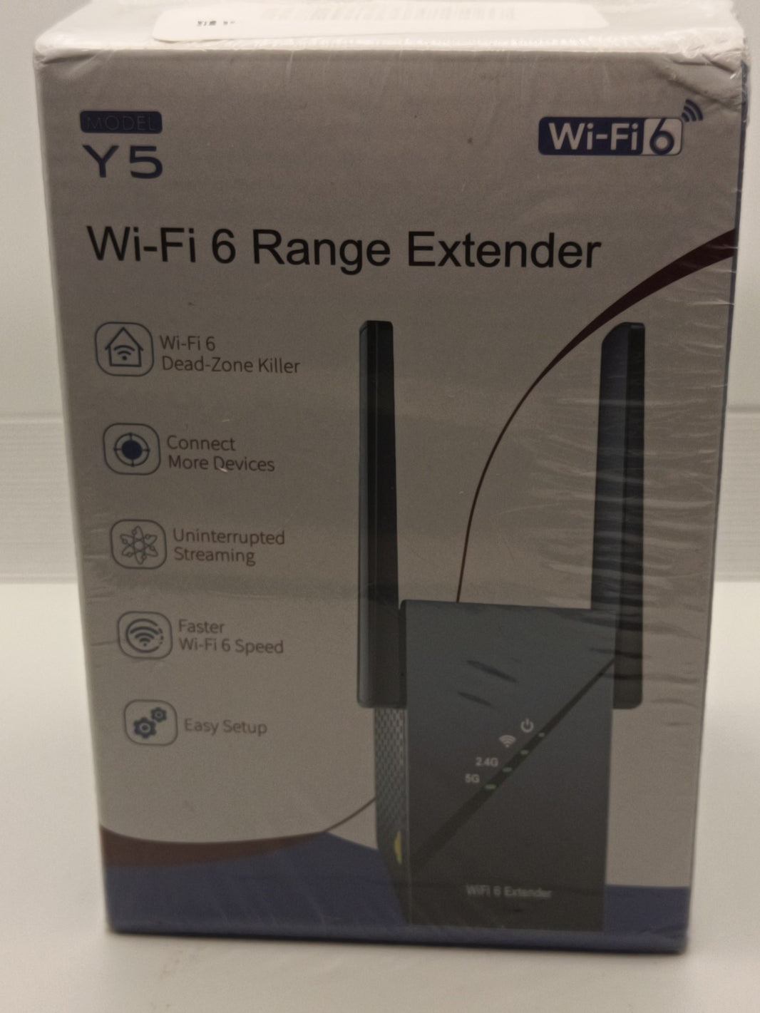 Wifi 6 Extender High Power Range Extender Model Y5 Boosts 5G Black0