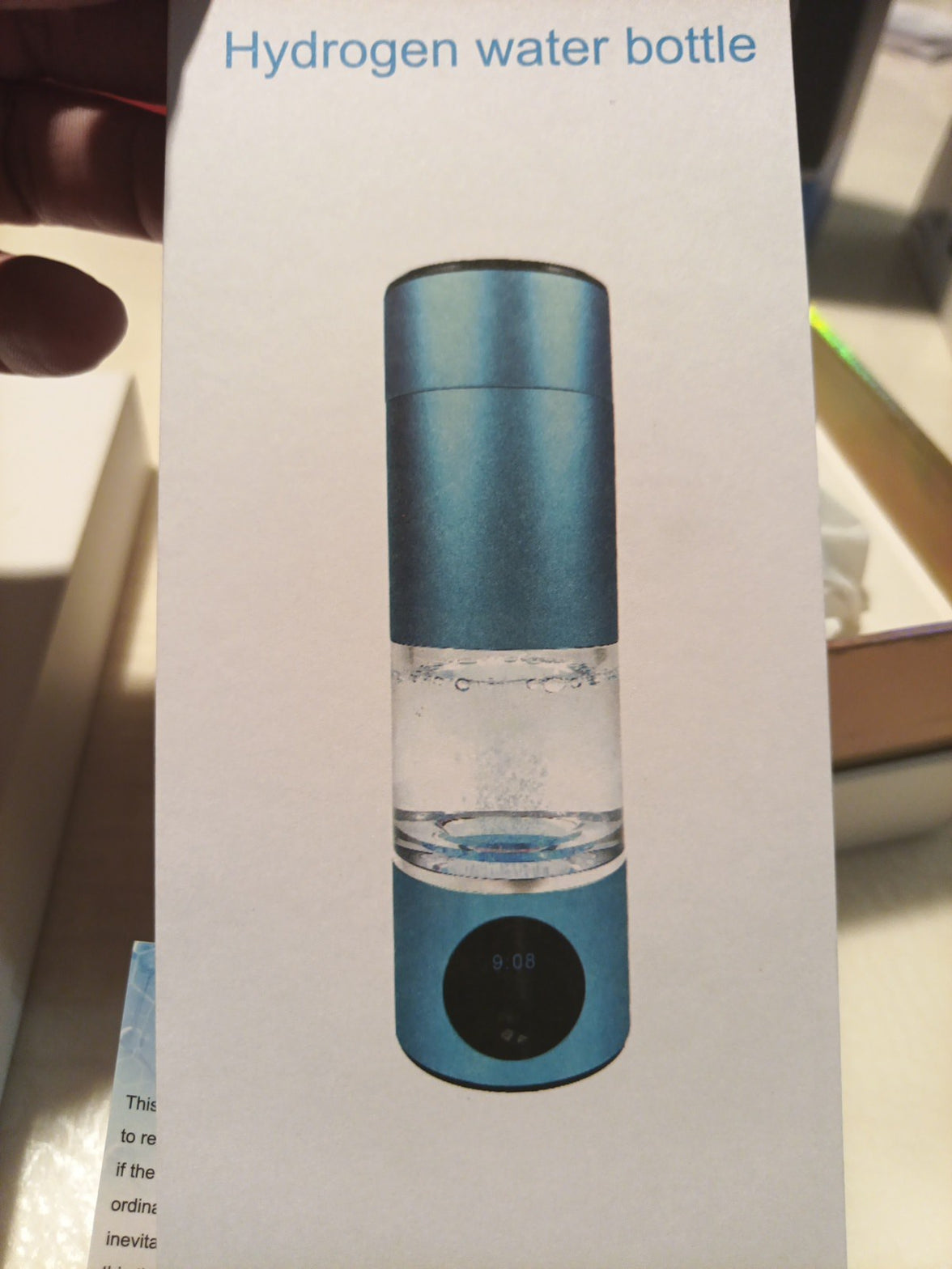 Hydrogen Water Bottle Generator Hydrogen Rich Water Bottle  SPE PEM Hydrogen0