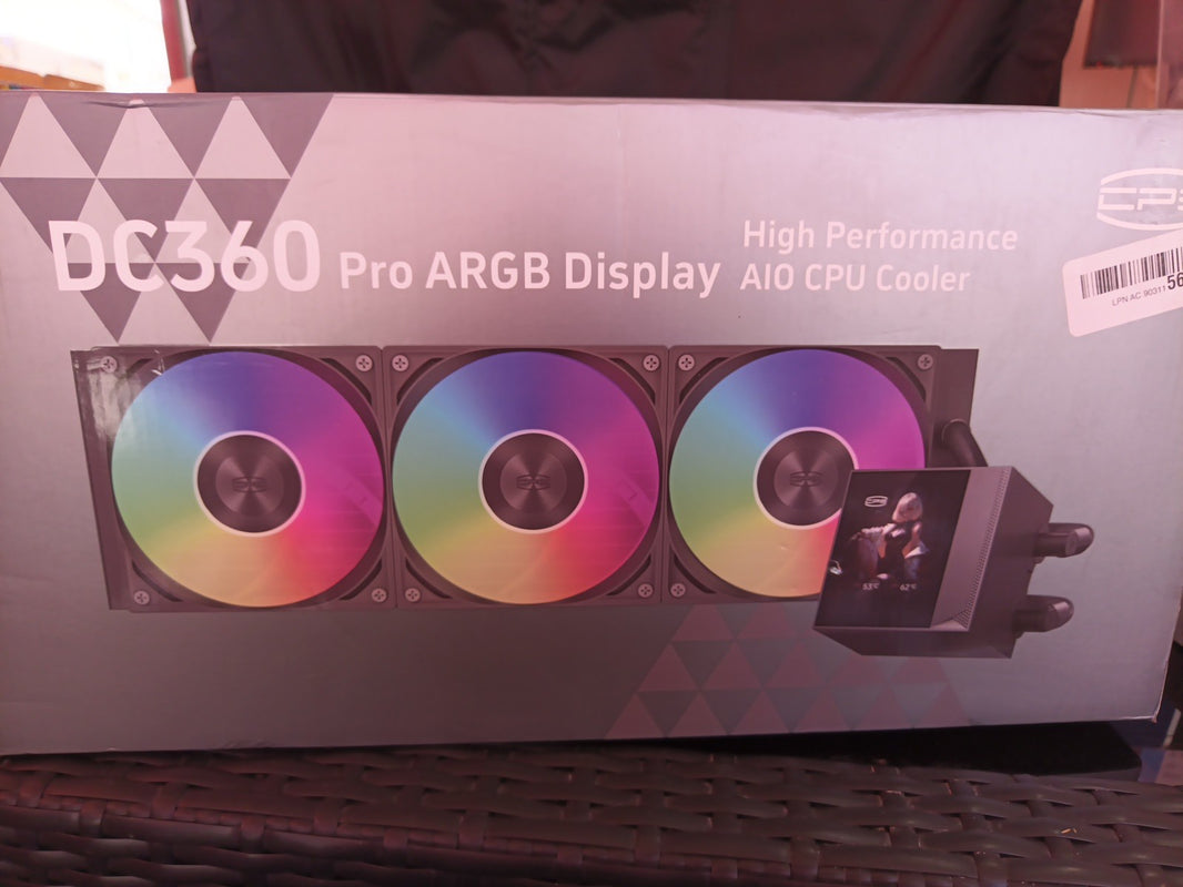 NEW PCCOOLER DS360 ARGB Display BLACK CPU water-cooled heat sink Fast delivery0