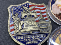 Set Of 7 Different America 250th Anniversary Commemorative Challenge Coin $ave!!2
