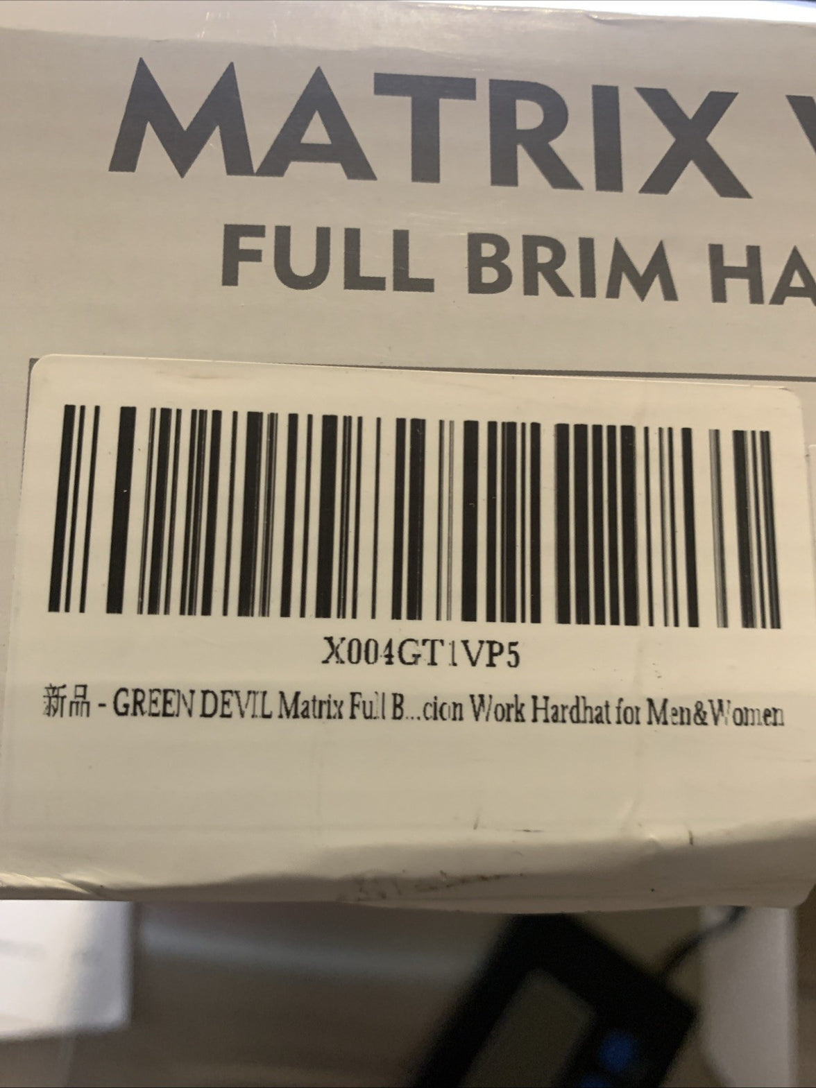 GREEN DEVIL Matrix Full Brim Hard Hat with Headlight Vented Construction Safe...6