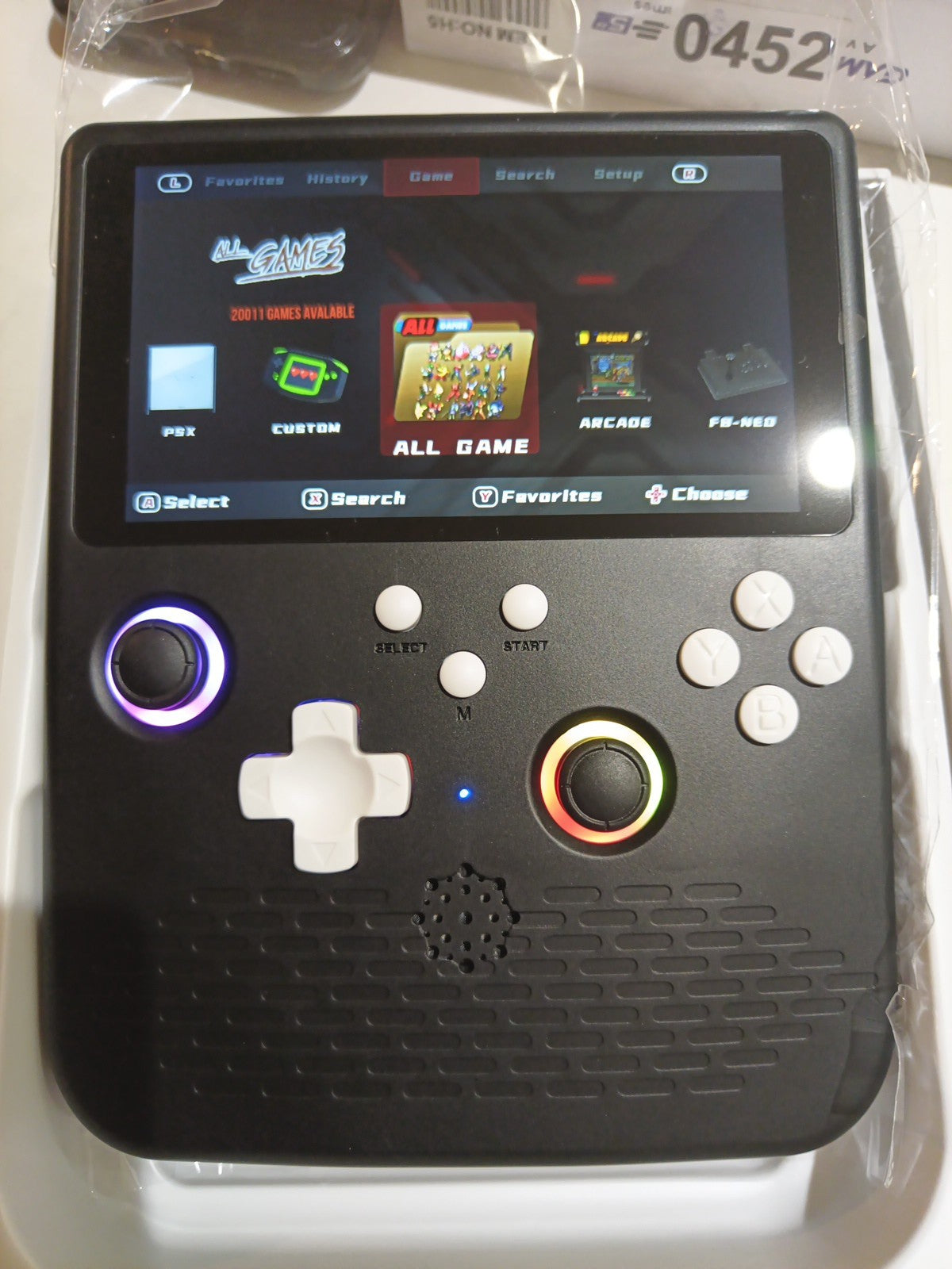 H5 5.0" HD IPS Screen Open Source Linux System Retro Handheld Video Game Console7