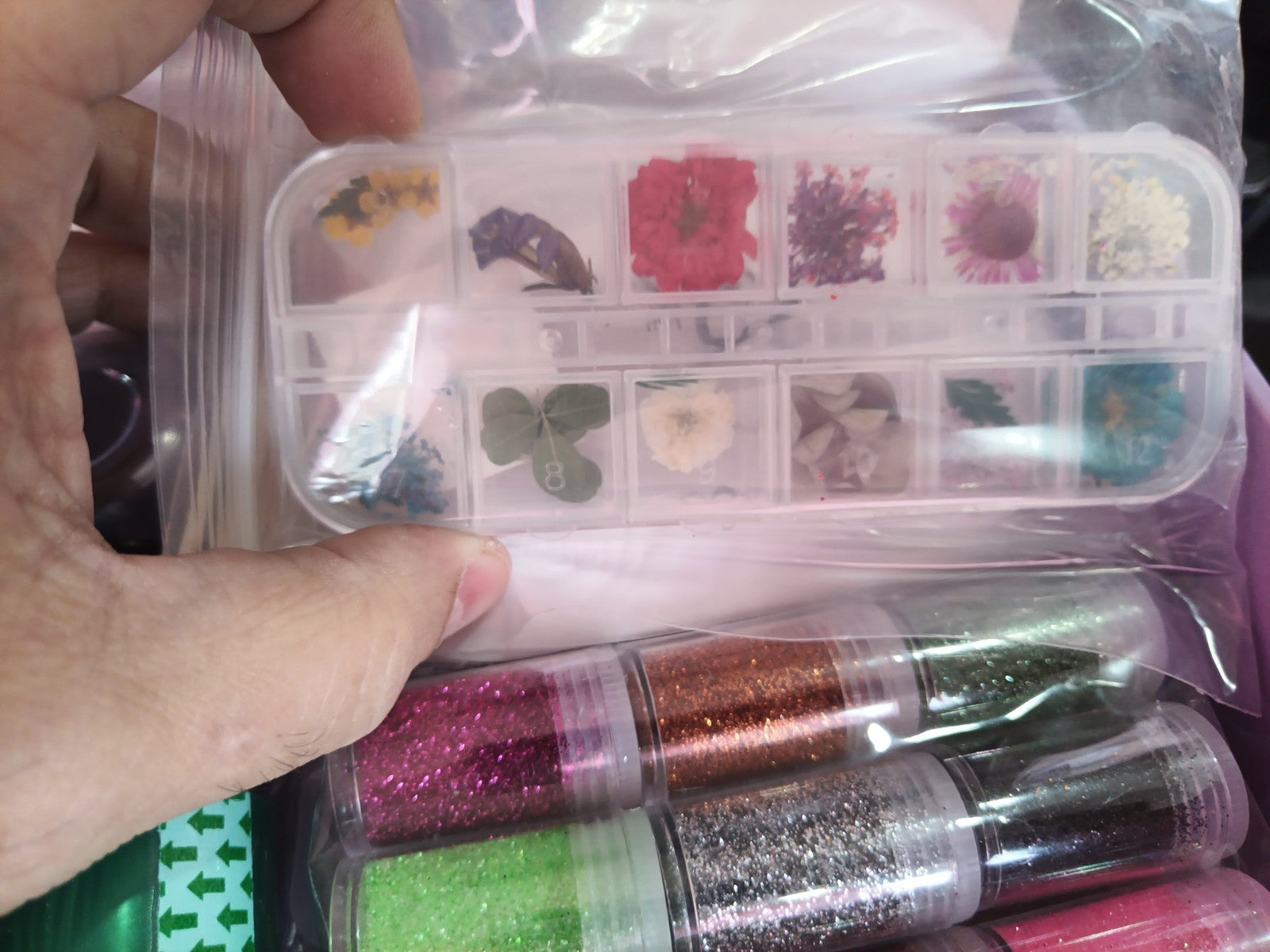 HeyClear UV Resin Kit with Light -200g Crystal Clear, Hard Resina UV Light Fast9
