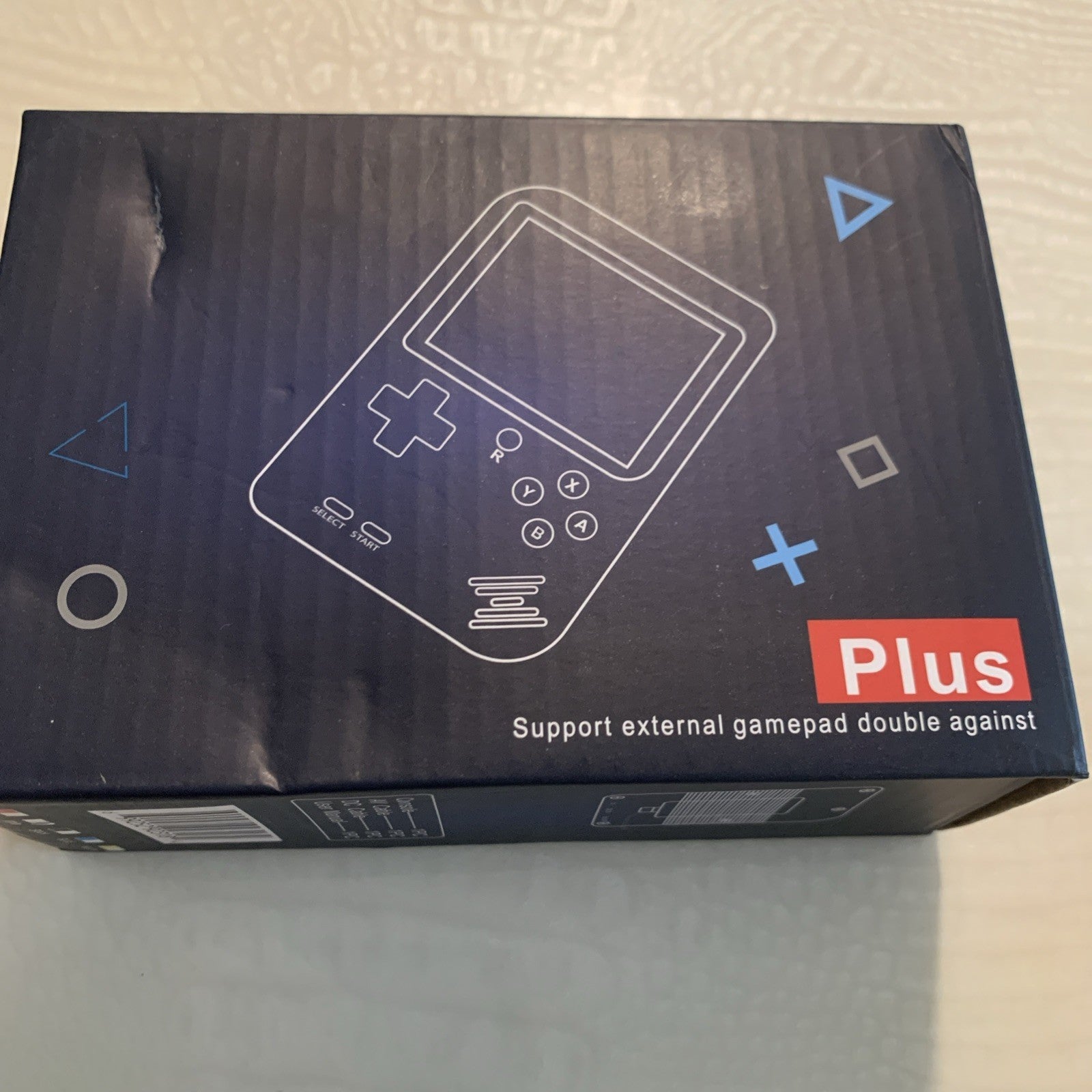 Game Box Plus- Hand Held Game System, Rechargeable Battery, white, Brand New0