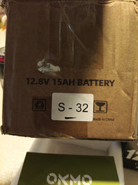 B3- OKMO 12V 15Ah LiFePO4 Lithium Battery 12.8V2