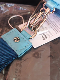 Lululemon Dual Pouch Wristlet PDGR VPOR Blue NWT One Size7