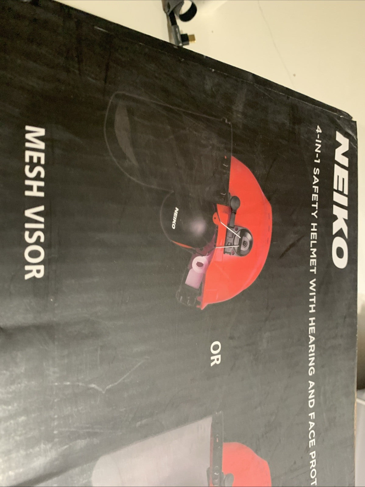 New Neiko 4-IN-1 Safety Helmet with Hearing and Face Protection in Origin Box2
