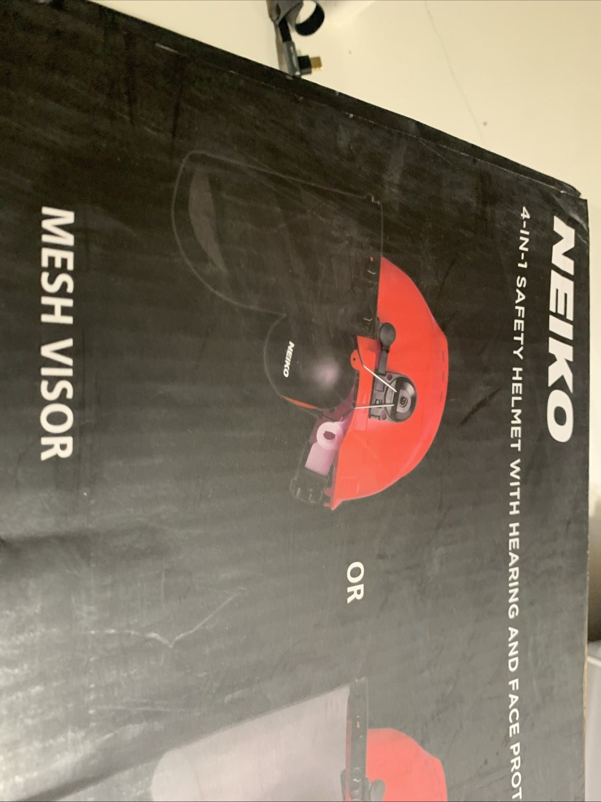 New Neiko 4-IN-1 Safety Helmet with Hearing and Face Protection in Origin Box2