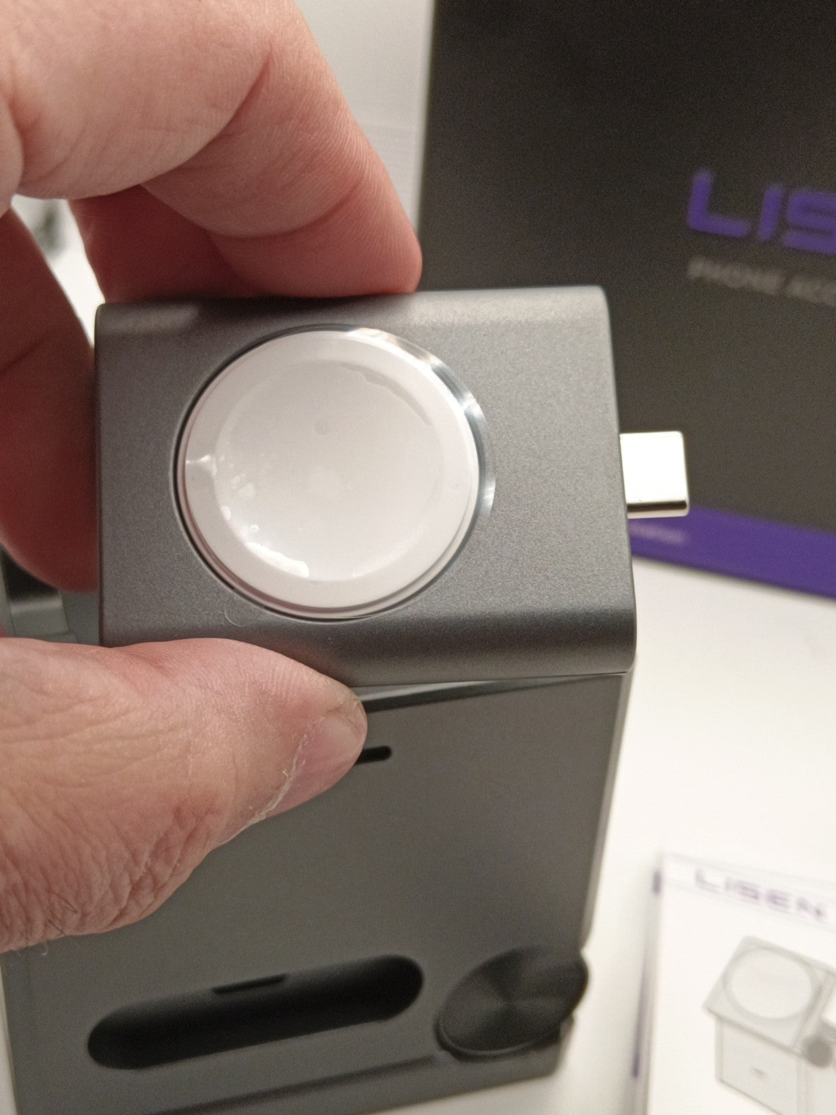 LISEN Qi2 Magsafe Charger 3 in 1 15W Fast Charging, Magsafe Charger Stand5