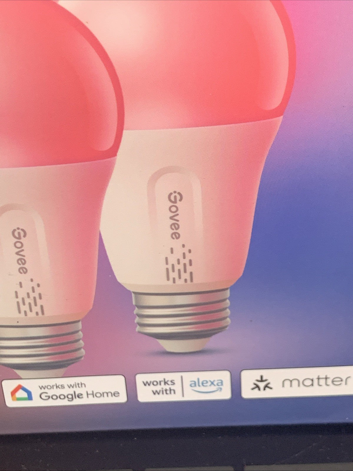 Govee RGBWW Smart LED Light Bulbs Wi-Fi Alexa Google Dimmable2