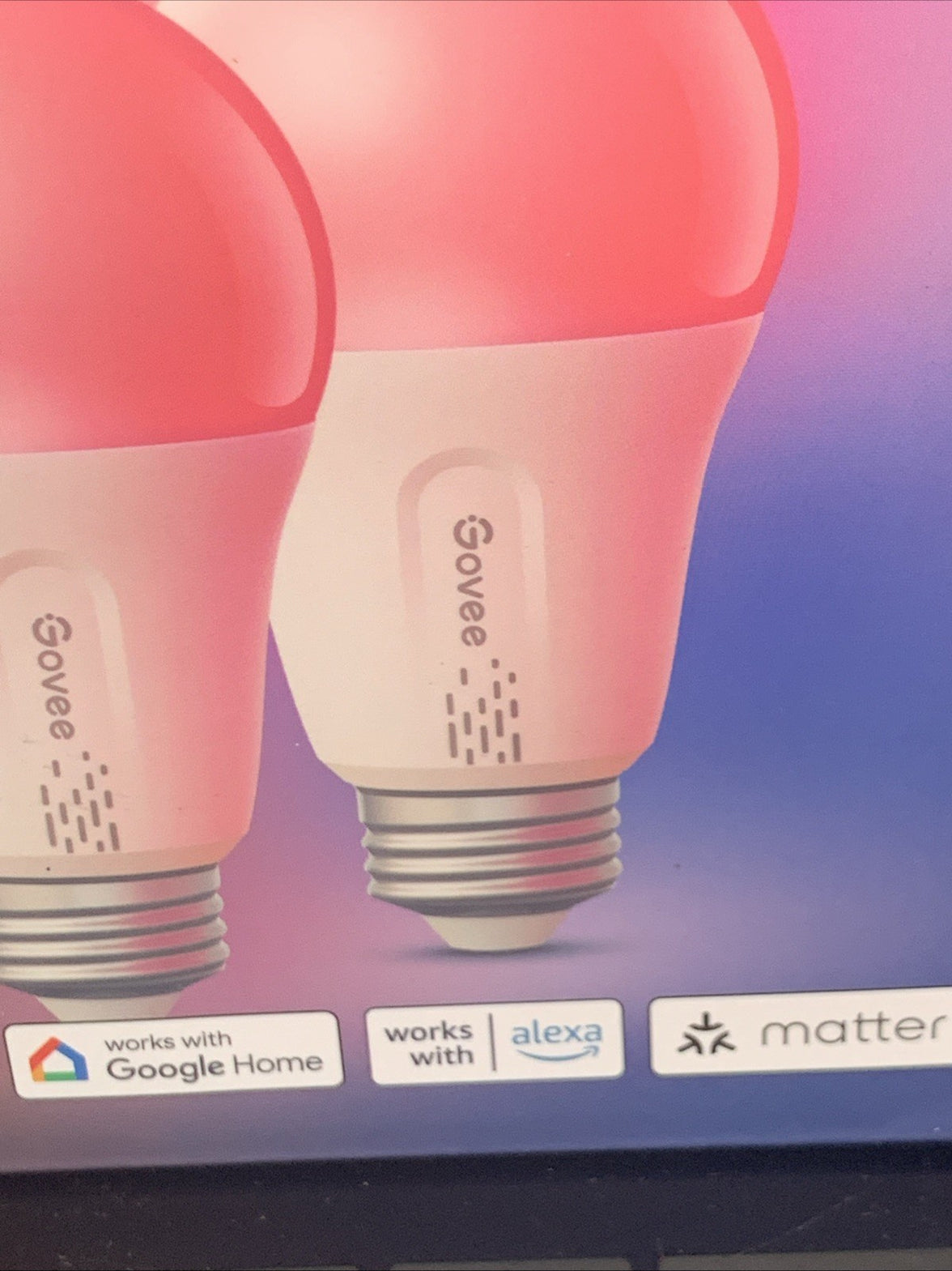 Govee RGBWW Smart LED Light Bulbs Wi-Fi Alexa Google Dimmable2