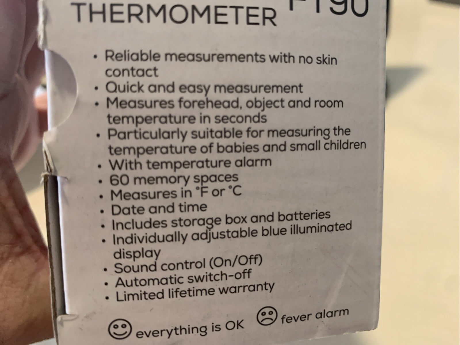 Beurer Bluetooth Non-Contact Thermometer, Forehead, Object, Room Temperature,...4
