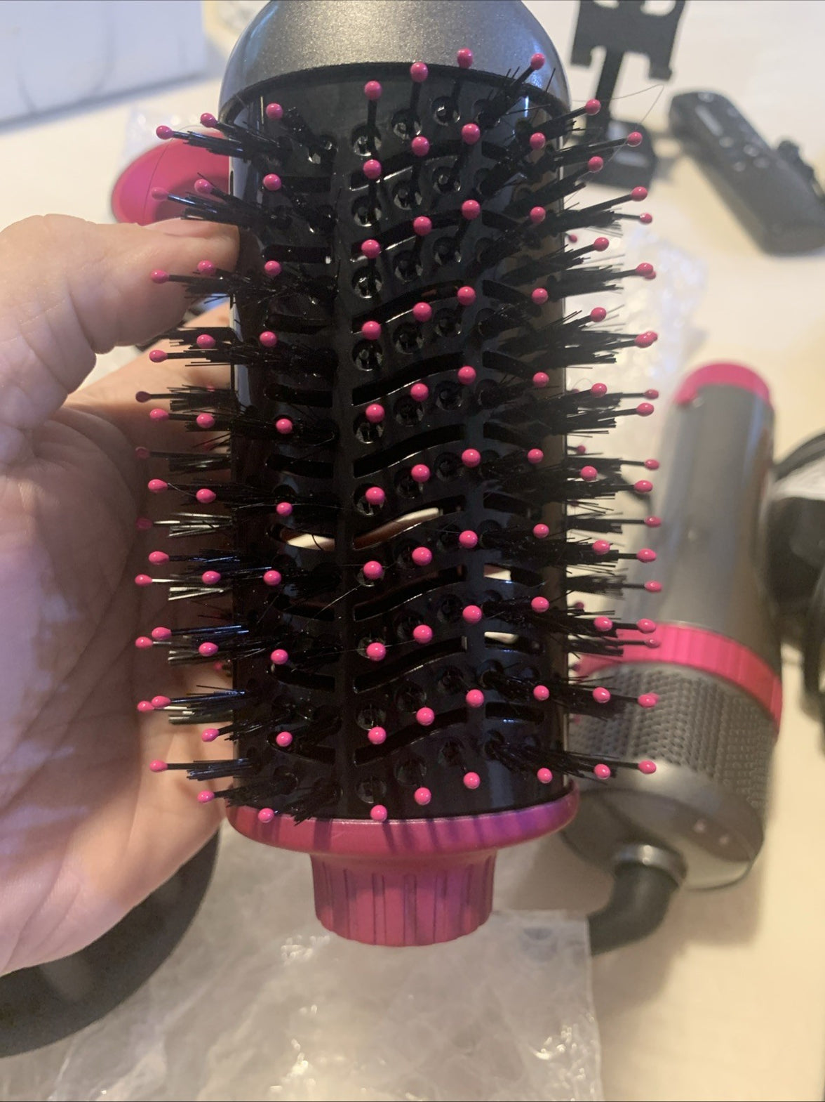 IG INGLAM MegaAIR Styler, 5 in-1 Professional Interchange Hair Dryer Brush 11...8