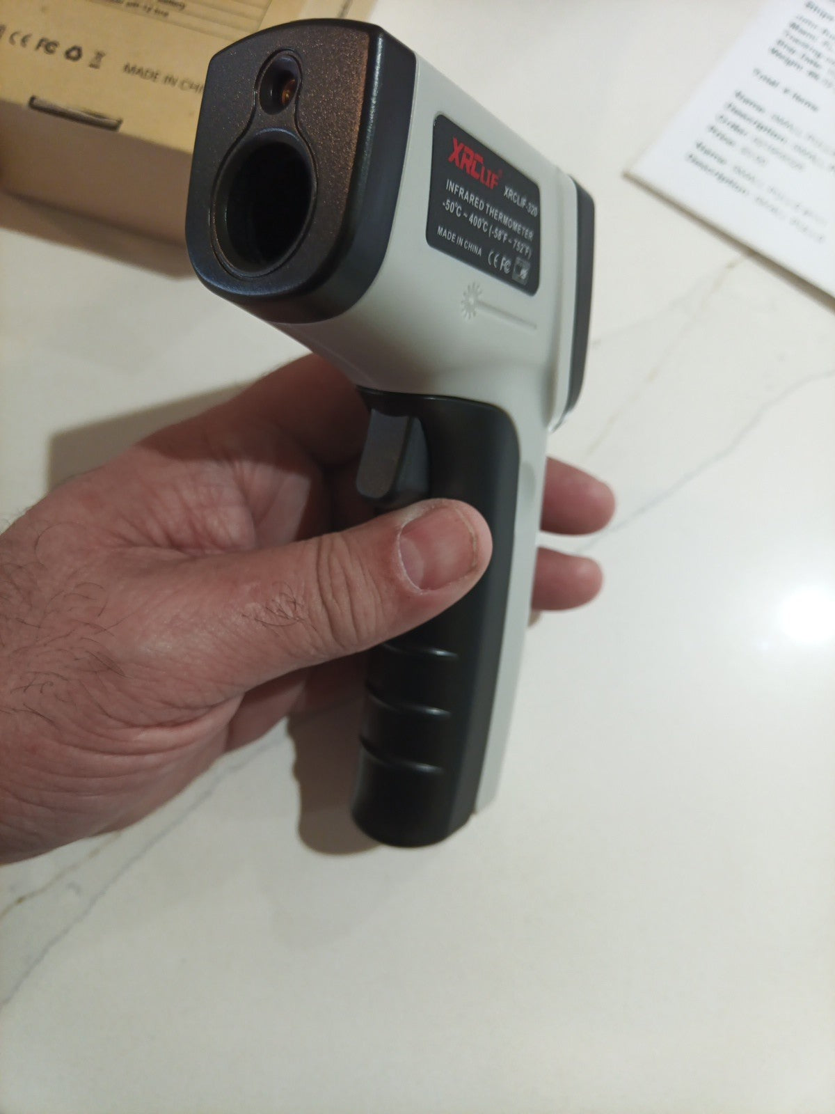 Performance Tool Infrared Thermometer Handheld, -58 to 716 degrees F° LCD Screen5