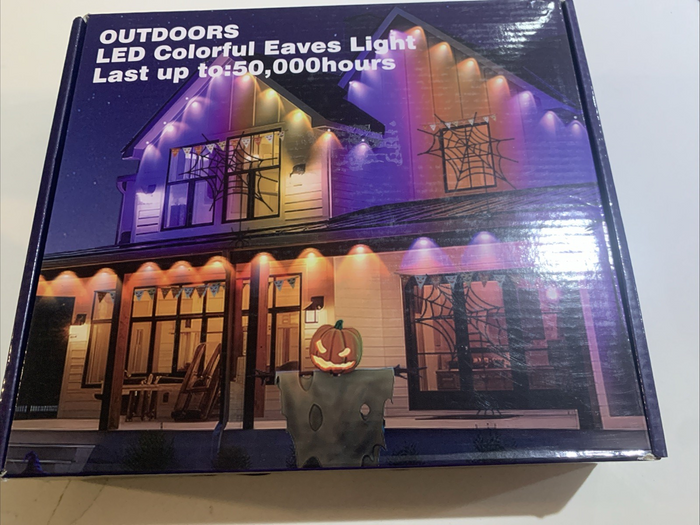 100FT Permanent Outdoor Lights, RGB LED Eaves Lights with App/Remote Control New0