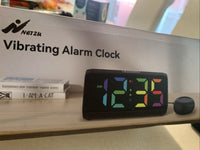 Alarm Clock With Vibrating Pad For Under Pillow, Multiple Color Lights Choices22