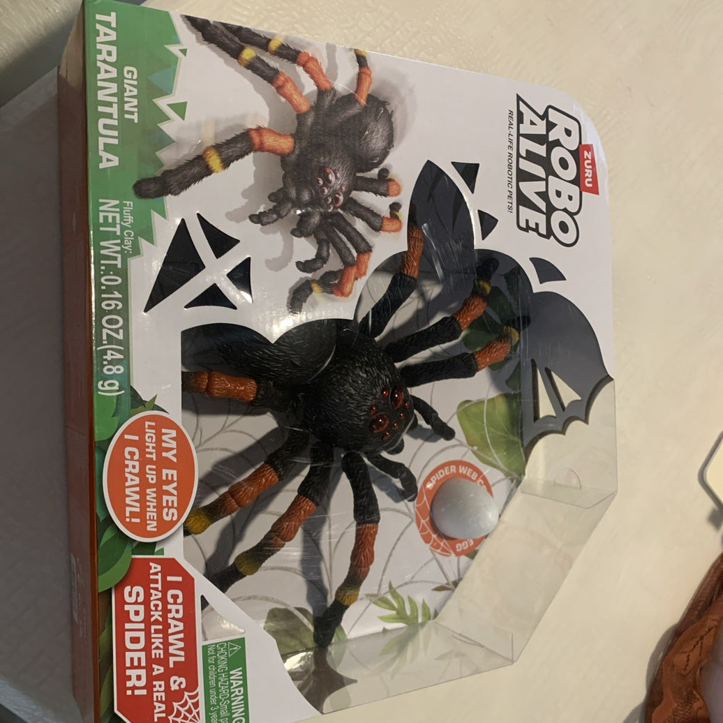Robo Alive Giant Tarantula Realistic Spider Toy for Epic Pranks and Fun0