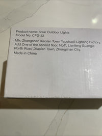 Solar Lights Outdoor Waterproof IP65, 76 LED 3 Lighting 4 Pack, Cool White 1