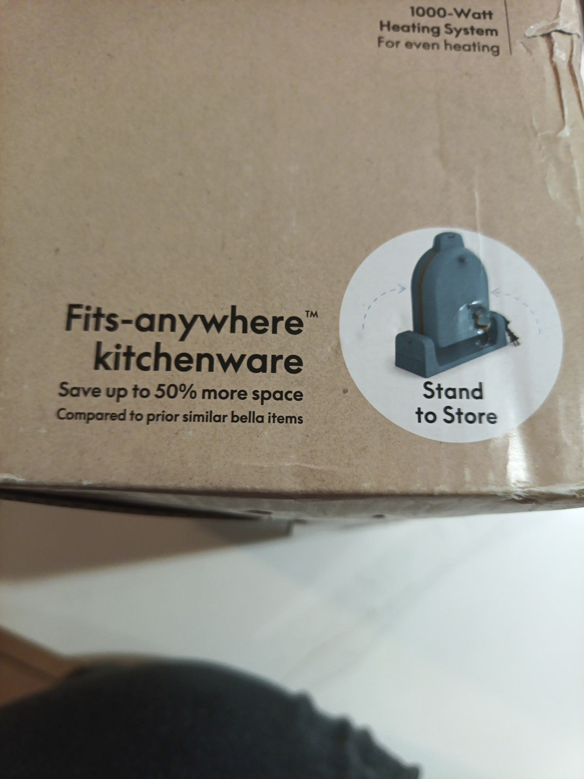 Flip-N-Store Belgian Waffle Maker, Evergood™ Ceramic Nonstick Coating, Surf Blue6