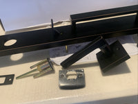 Exterior Door Handle with Deadbolt, Matte Black Front Door Lock Set, Reversible3