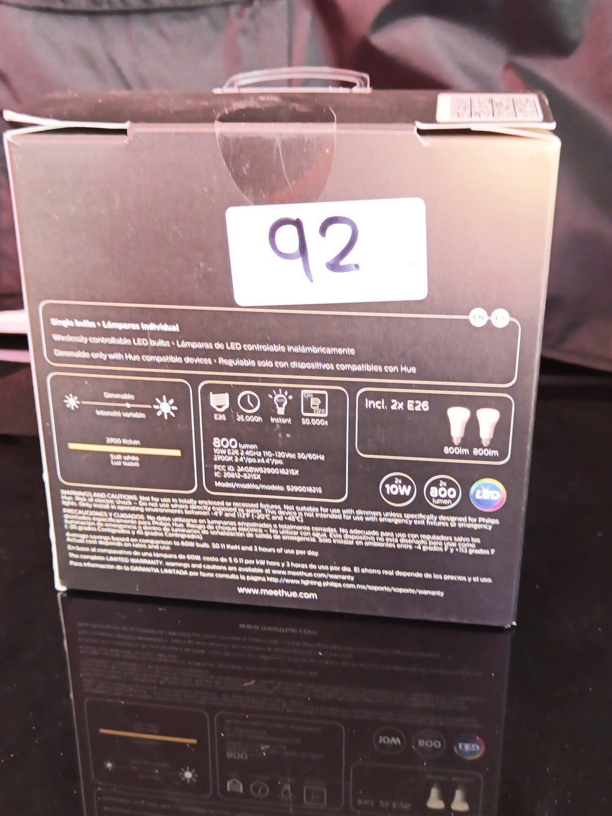 Philips Hue 2-pack E26 LED Instant control Bluetooth SOFT White 2700K4