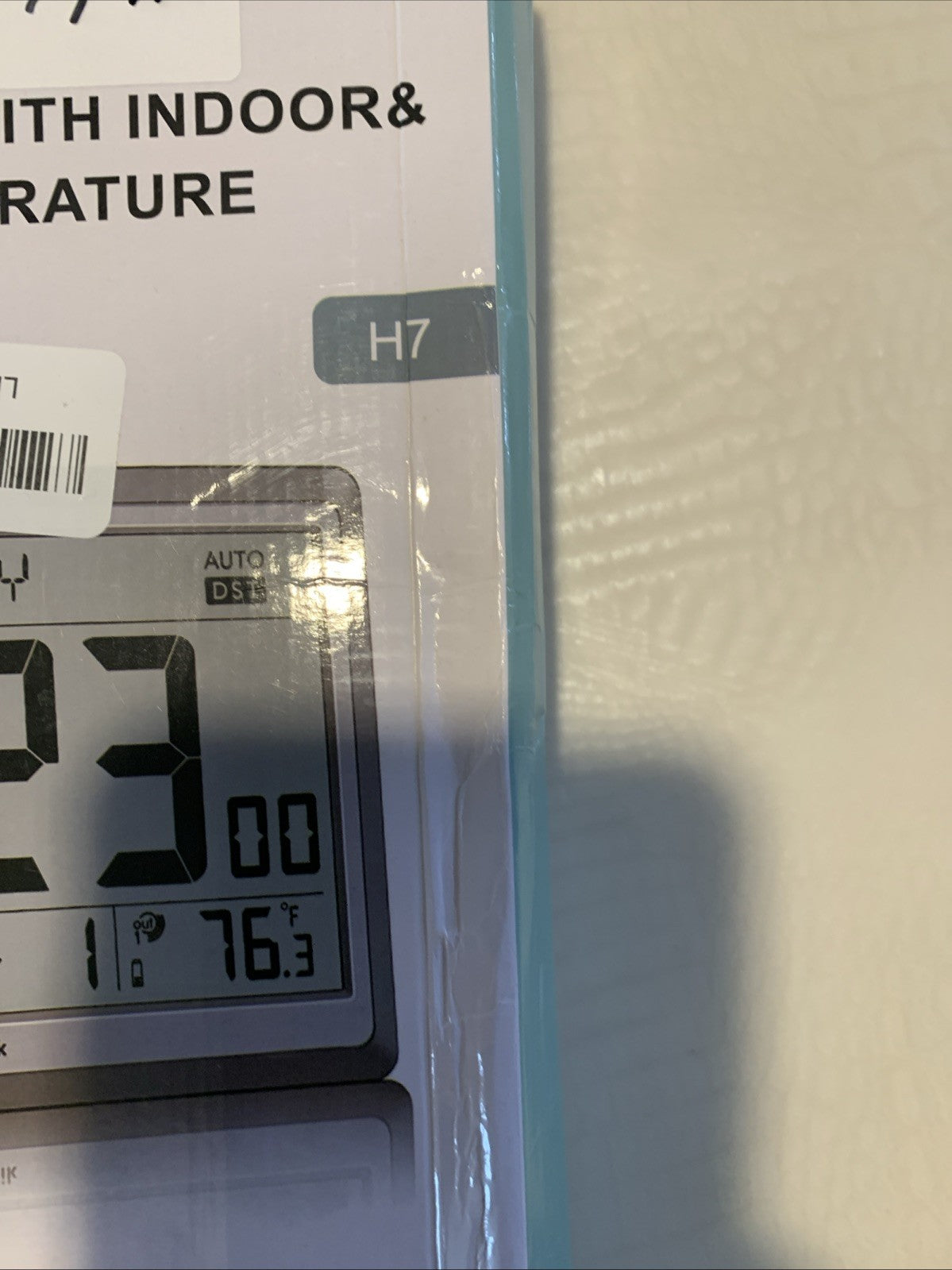 Hodik Atomic Clock With Indoor/Outdoor Temperature With Backlight3