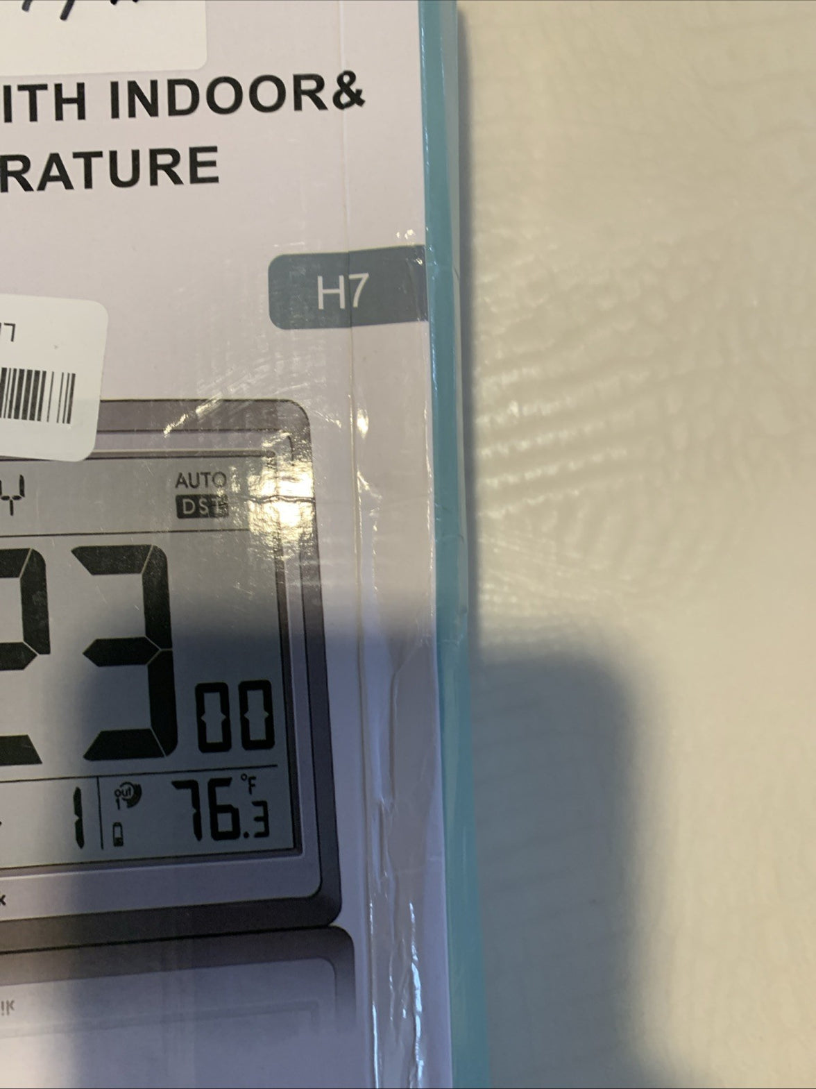 Hodik Atomic Clock With Indoor/Outdoor Temperature With Backlight3