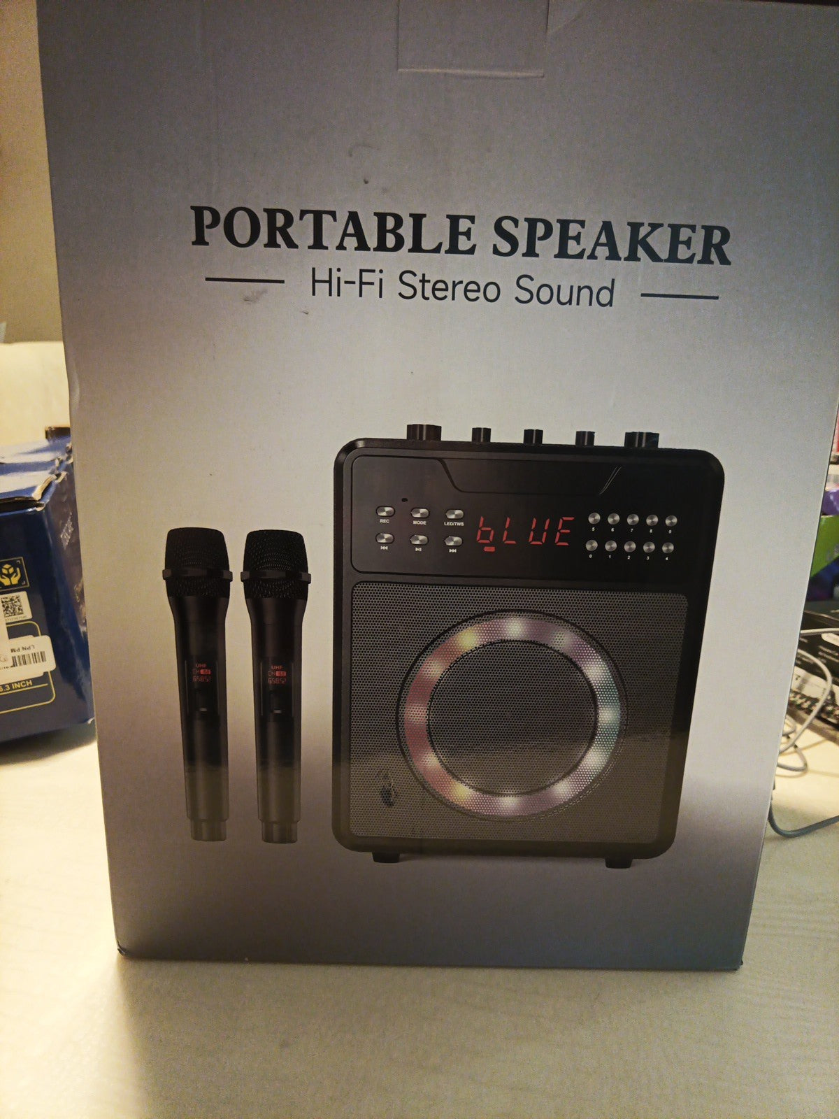 Karaoke Machine for Adults & Kids, Portable Karaoke Machine with 2 Wireless M...1