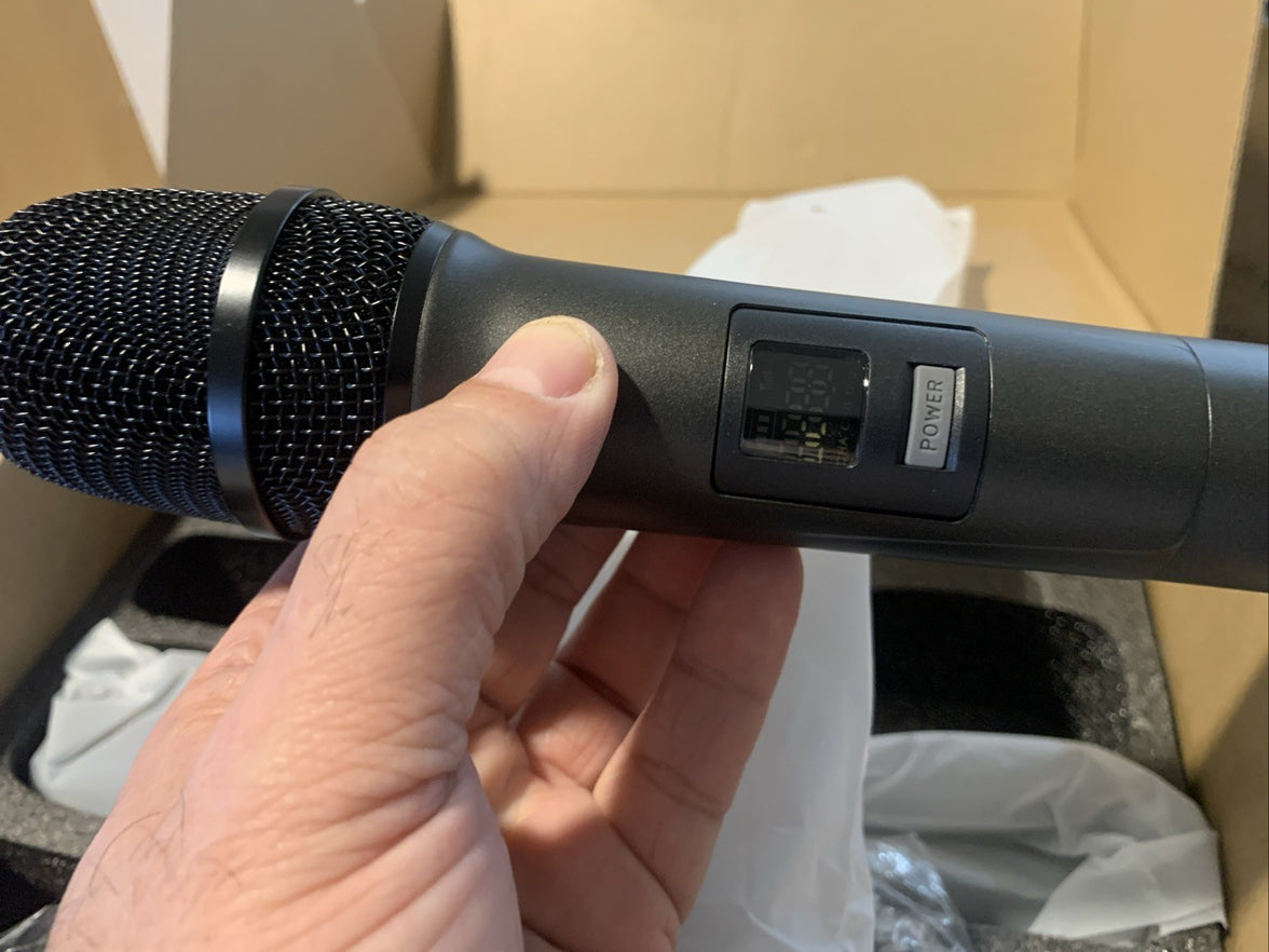 TONOR (TW450) Dual UHF Wireless Microphone-Grey15