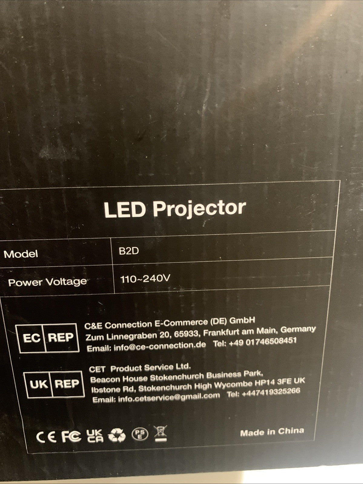 [Electric Focus] GROVIEW Mini Projector Bluetooth, Fully Sealed Por... Fast Ship1